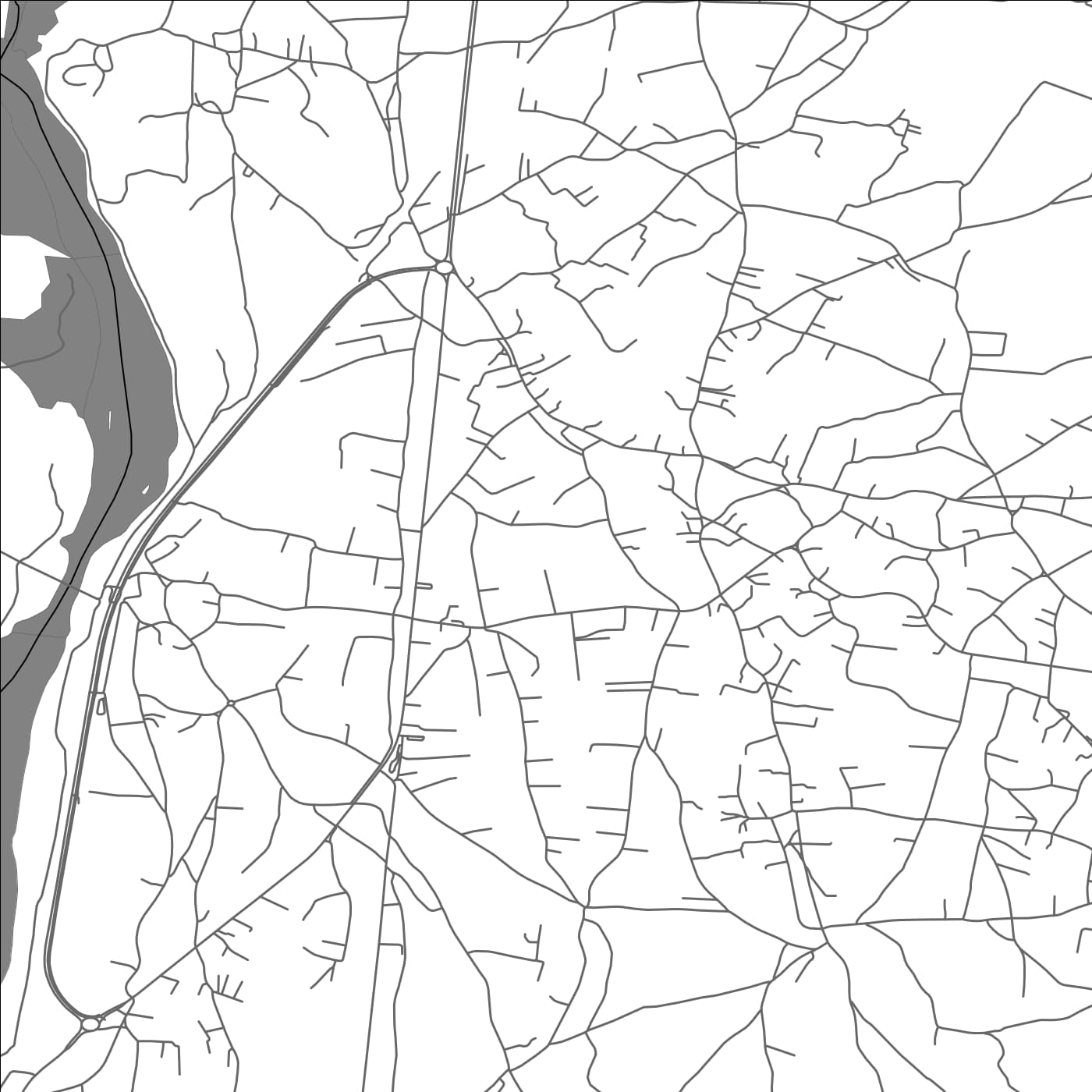 ROAD MAP OF GOLUBOVCI, MONTENEGRO BY MAPBAKES
