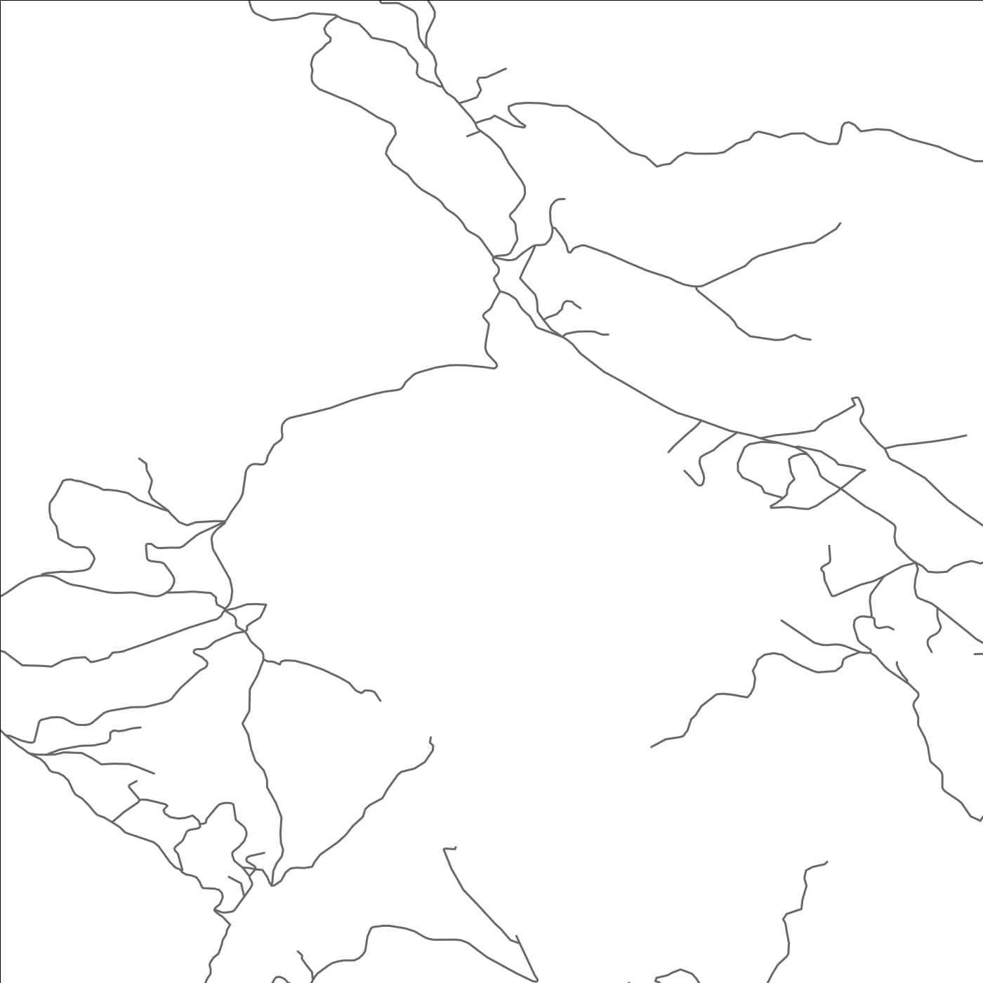 ROAD MAP OF GORNJA KORITA, MONTENEGRO BY MAPBAKES
