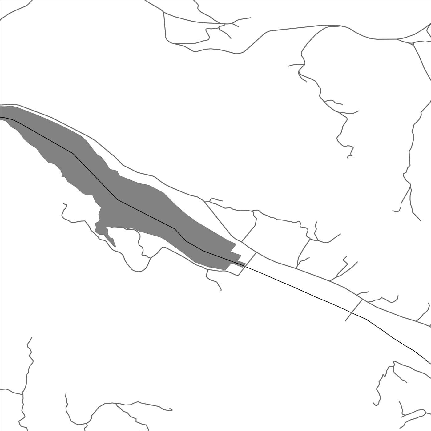 ROAD MAP OF LIVEROVIĆI, MONTENEGRO BY MAPBAKES