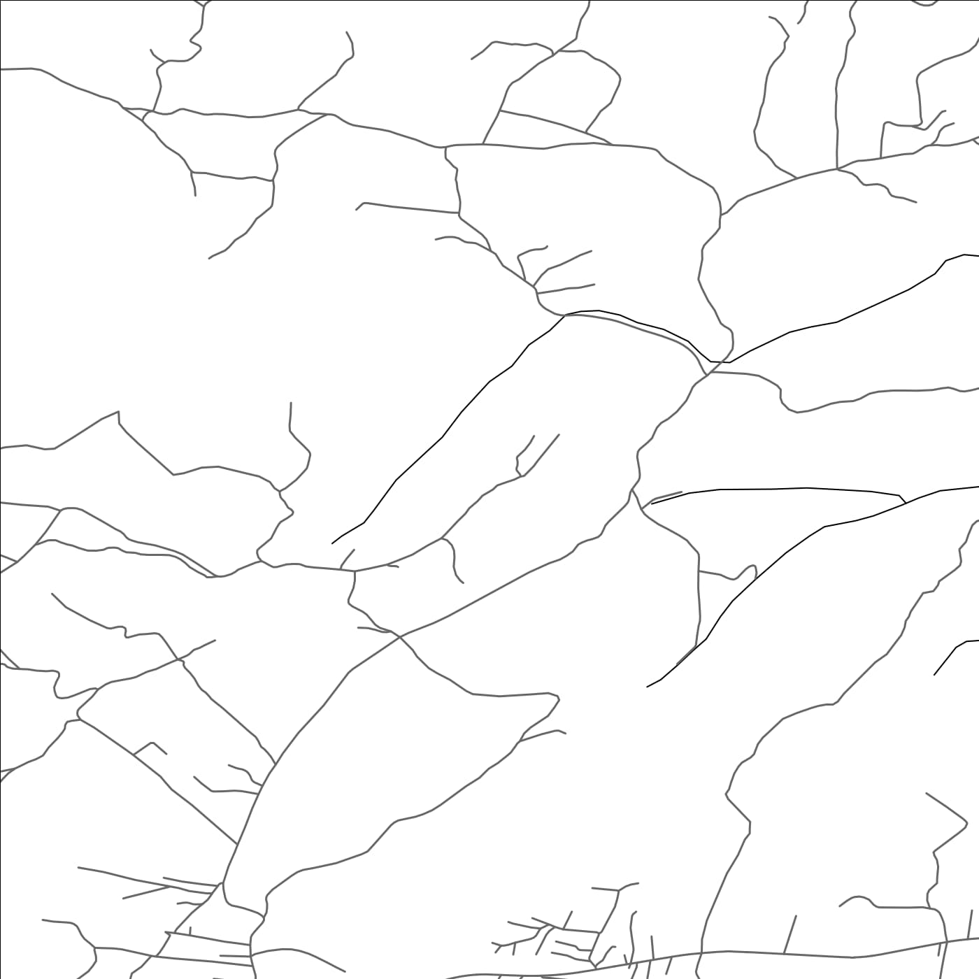 ROAD MAP OF PALEŽ, MONTENEGRO BY MAPBAKES