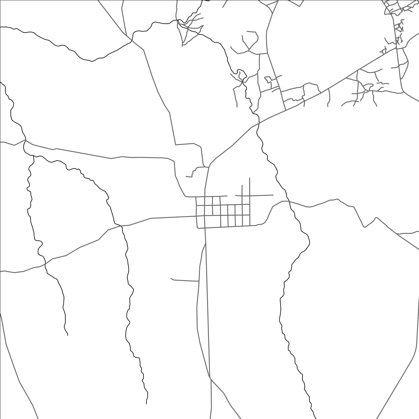 ROAD MAP OF KAJO KAJI, SOUTH SUDAN BY MAPBAKES