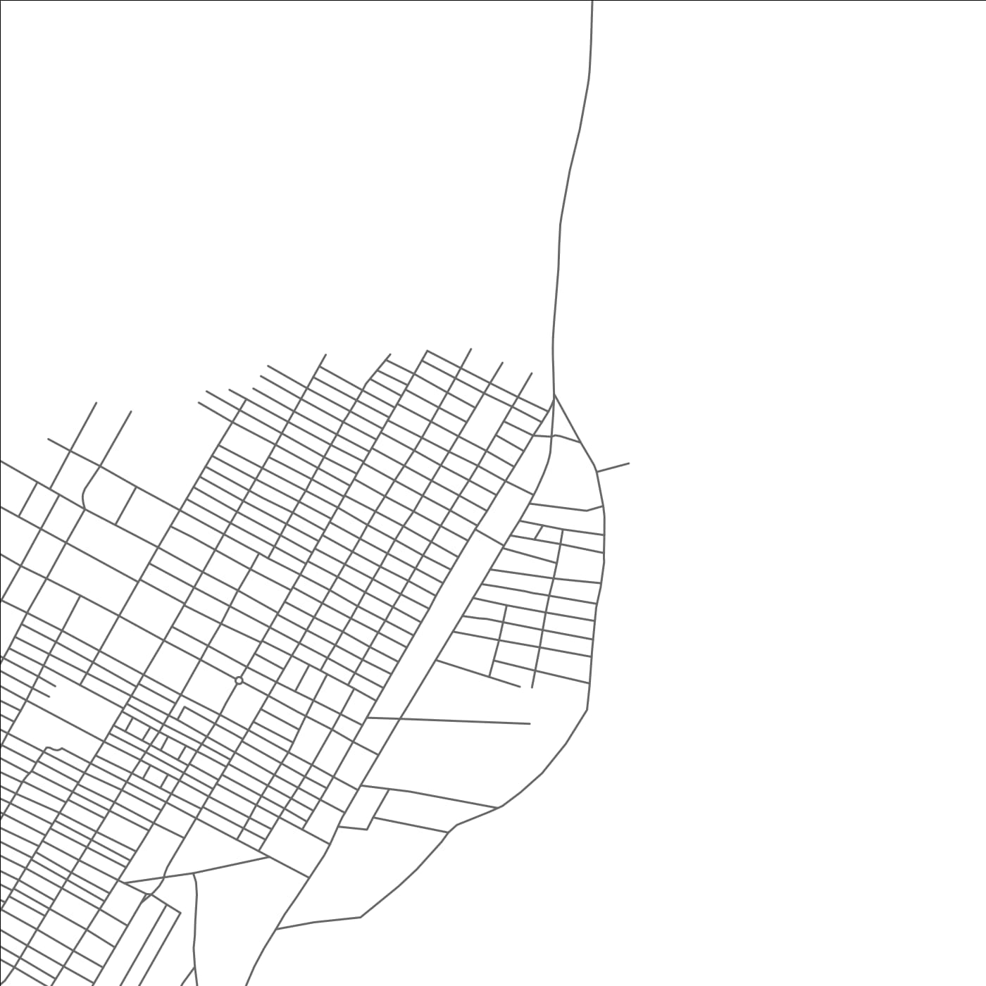 ROAD MAP OF KUACJOK, SOUTH SUDAN BY MAPBAKES