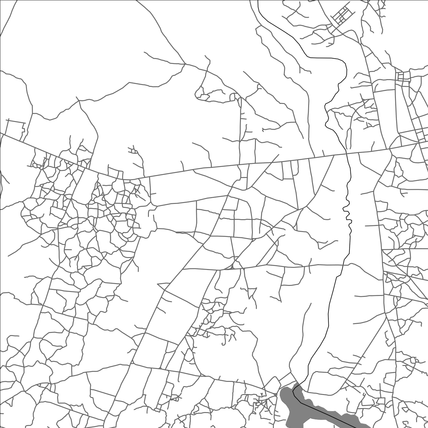 ROAD MAP OF MARIDI, SOUTH SUDAN BY MAPBAKES