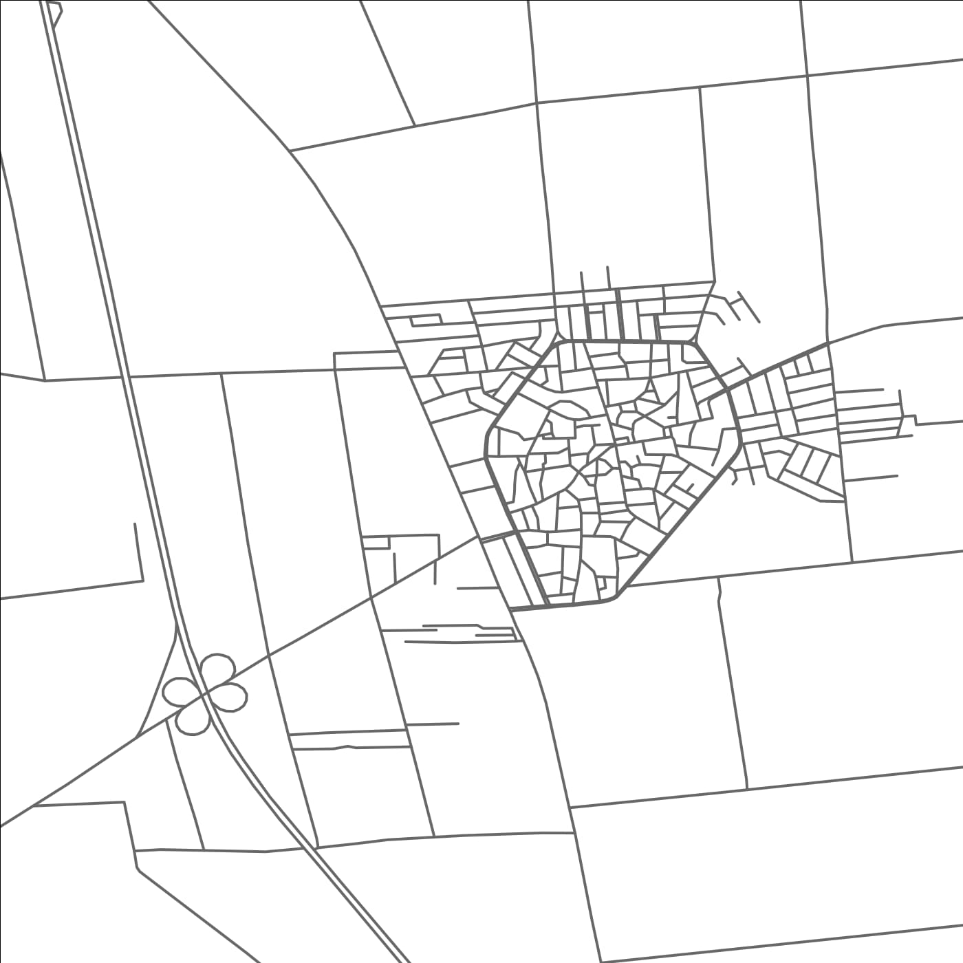 ROAD MAP OF SURAN, SYRIA BY MAPBAKES