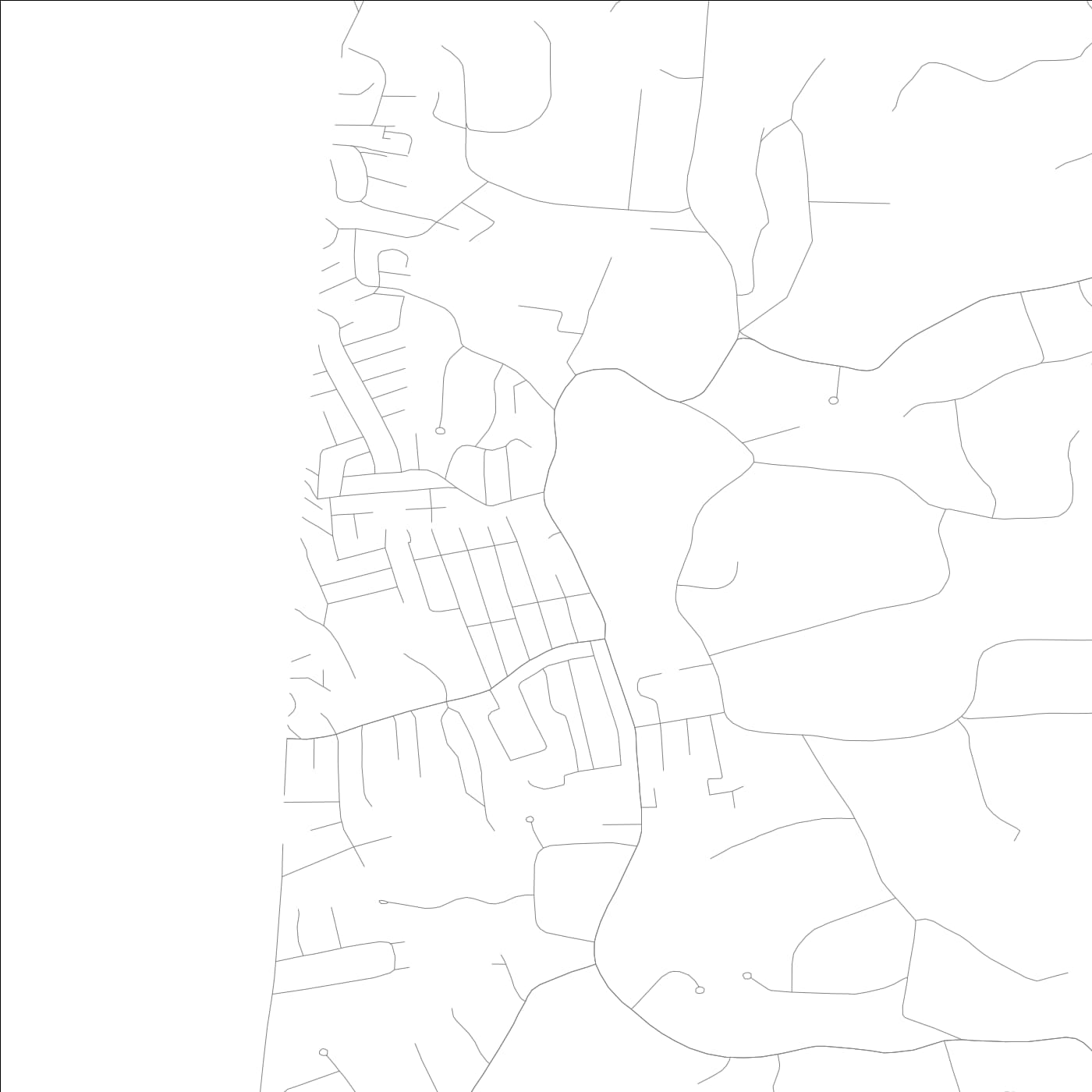 ROAD MAP OF BALL POND, CONNECTICUT BY MAPBAKES
