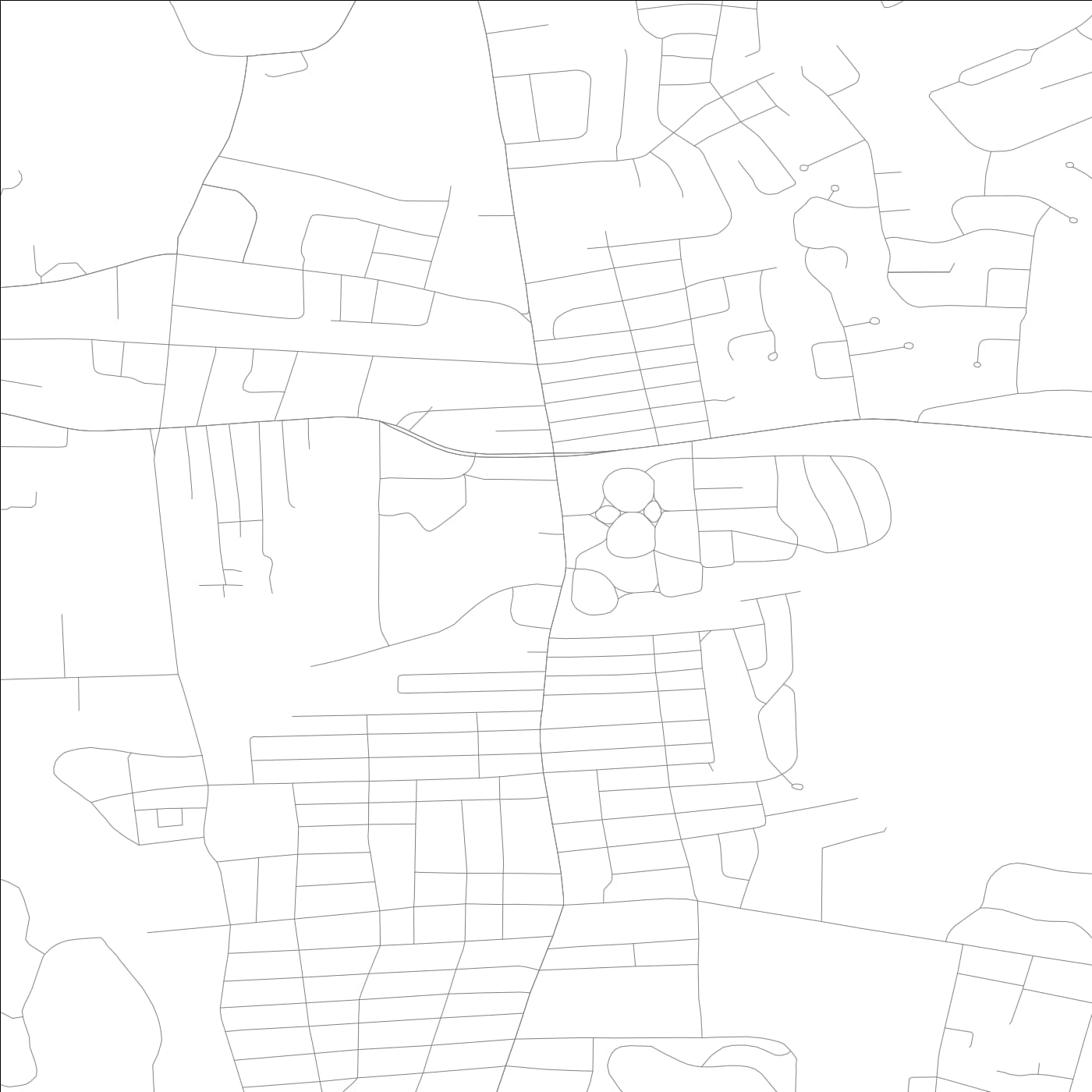 ROAD MAP OF BLUE HILLS, CONNECTICUT BY MAPBAKES