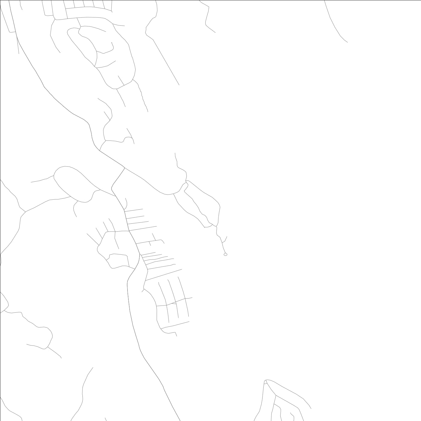 ROAD MAP OF BOGUS HILL, CONNECTICUT BY MAPBAKES