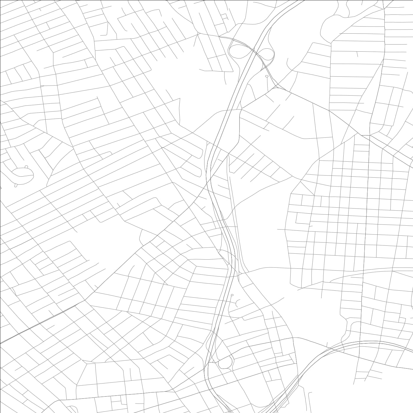 ROAD MAP OF BRIDGEPORT, CONNECTICUT BY MAPBAKES