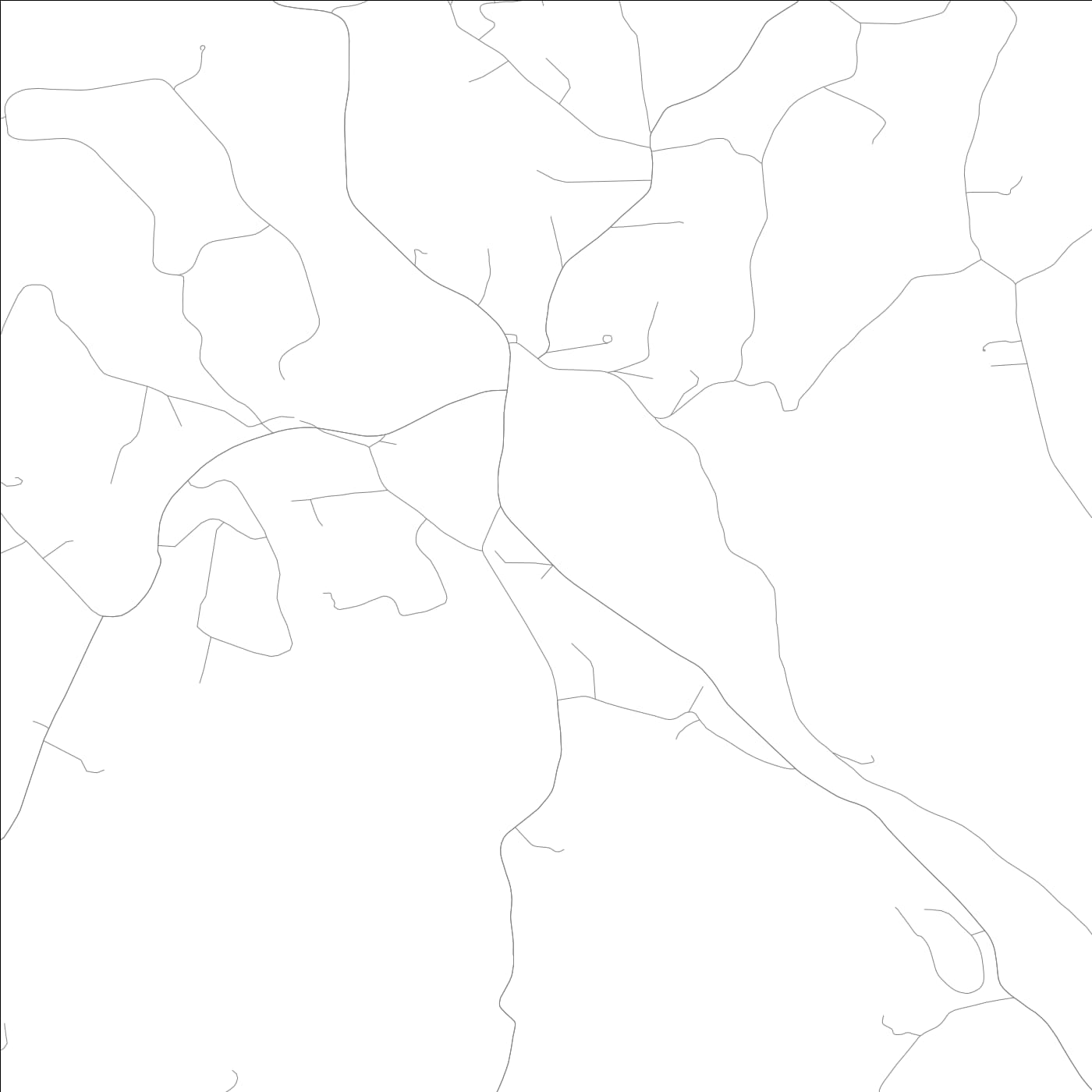 ROAD MAP OF GAYLORDSVILLE, CONNECTICUT BY MAPBAKES