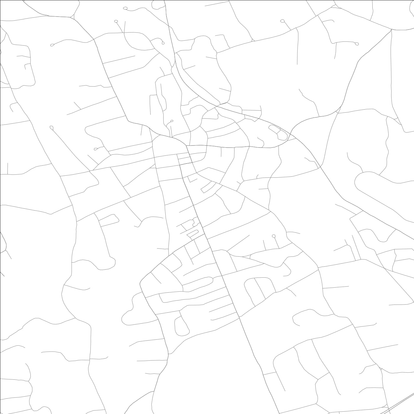 ROAD MAP OF NEW CANAAN, CONNECTICUT BY MAPBAKES