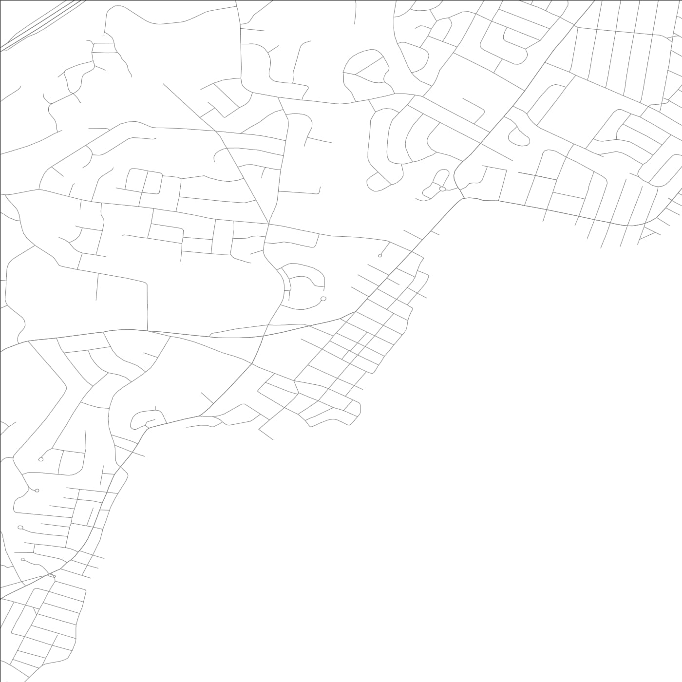 ROAD MAP OF WOODMONT, CONNECTICUT BY MAPBAKES