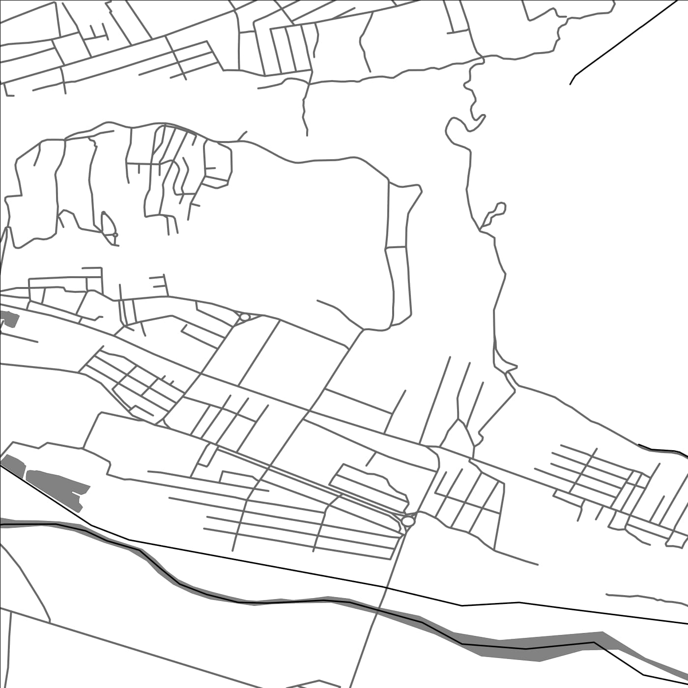 ROAD MAP OF XONOBOD, UZBEKISTAN BY MAPBAKES
