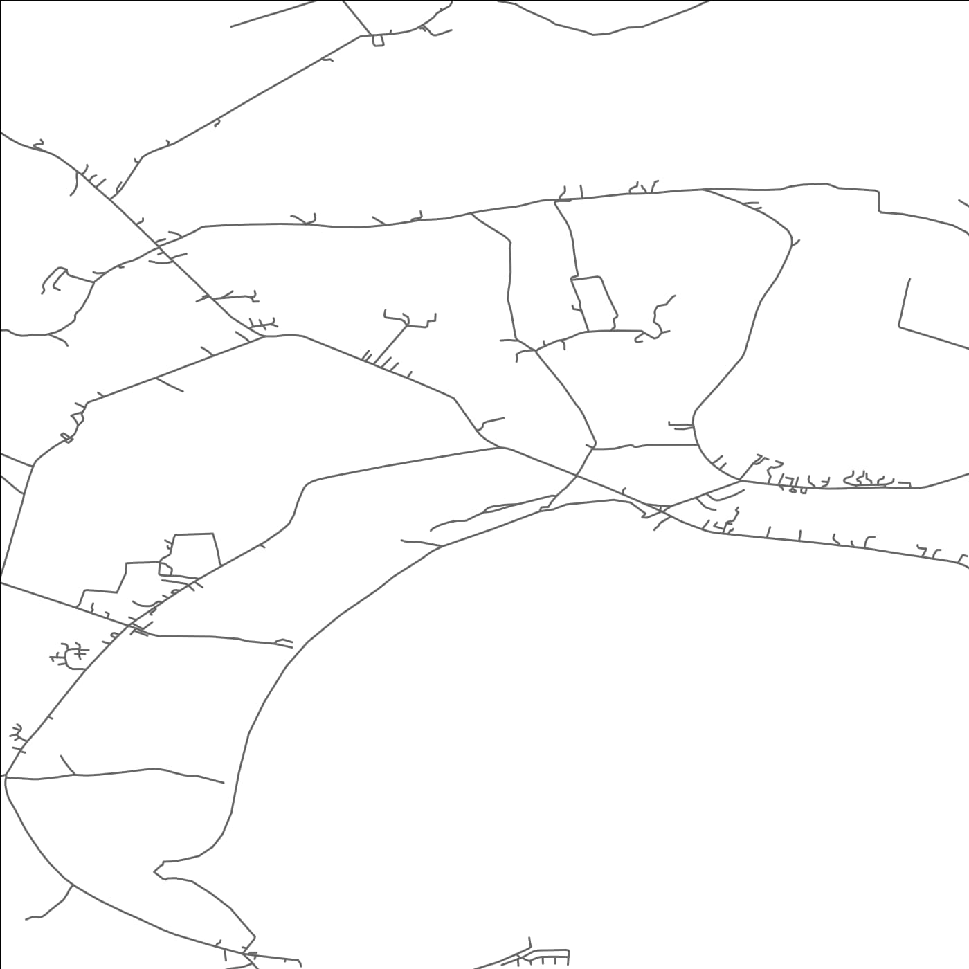 ROAD MAP OF VENTRY, IRELAND BY MAPBAKES
