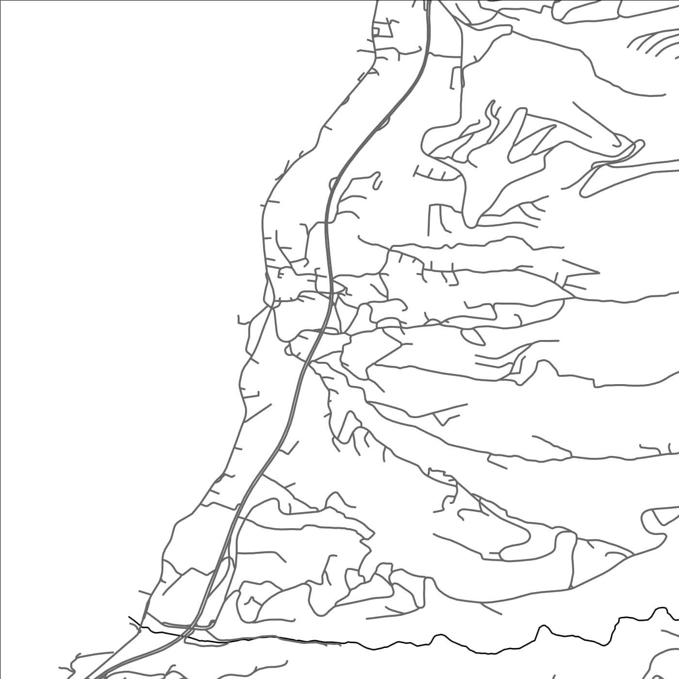 ROAD MAP OF KFAR AABIDA, LEBANON BY MAPBAKES