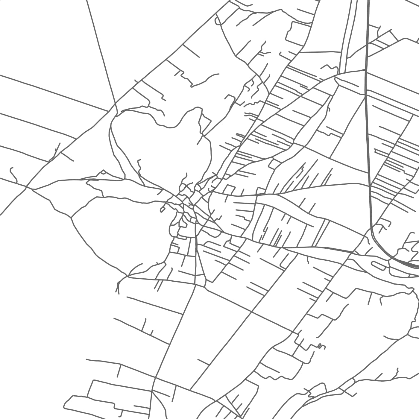 ROAD MAP OF MAJDEL AANJAR, LEBANON BY MAPBAKES