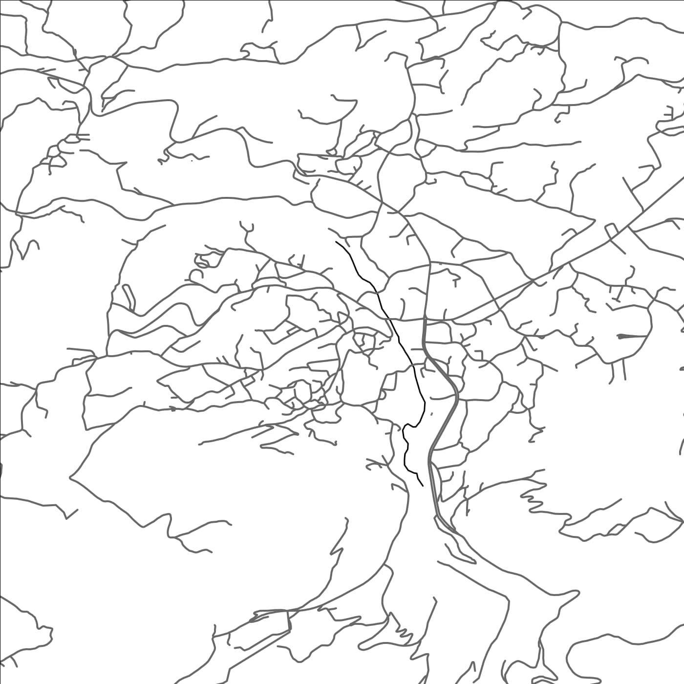 ROAD MAP OF QOUBAIYAT, LEBANON BY MAPBAKES