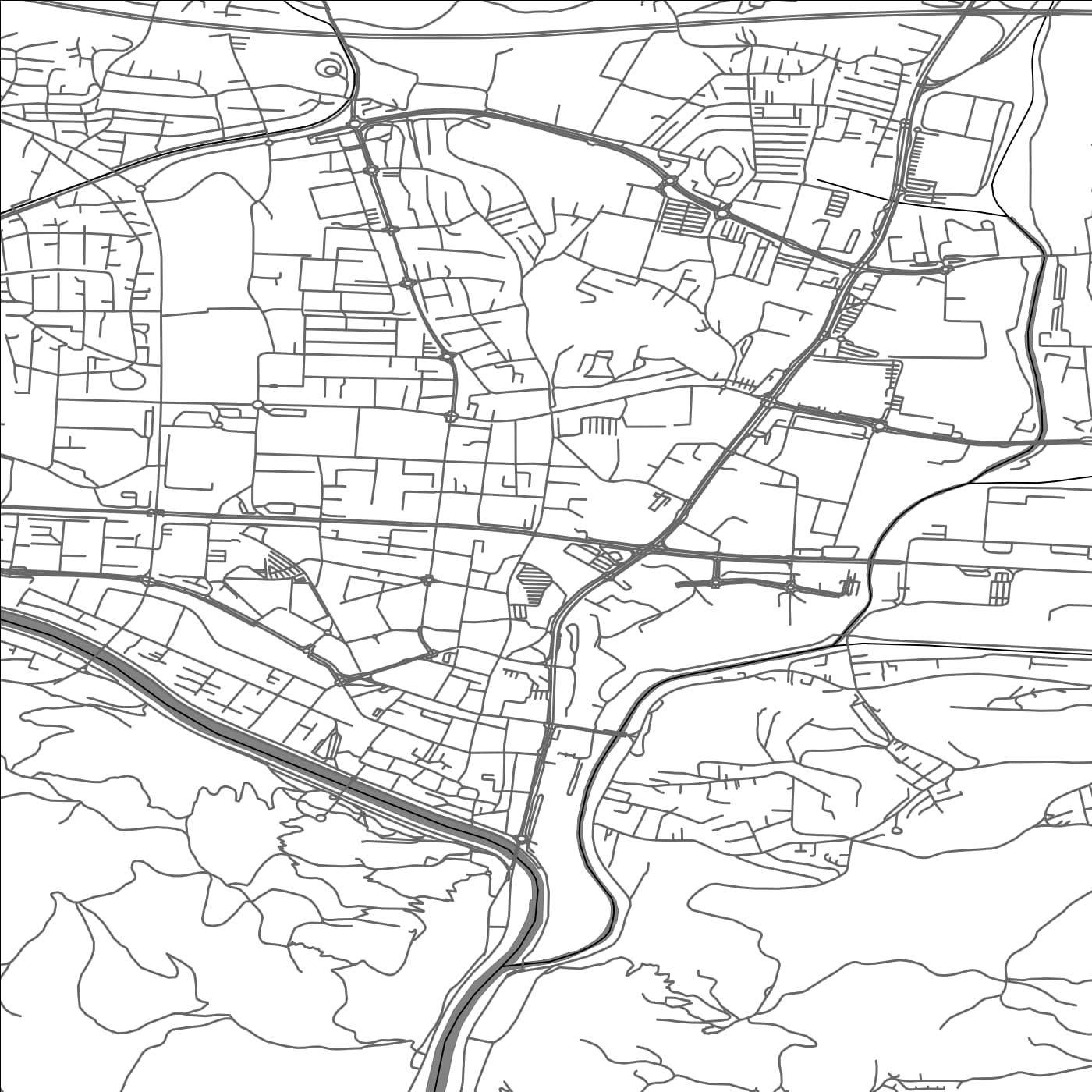 ROAD MAP OF CELJE, SLOVENIA BY MAPBAKES