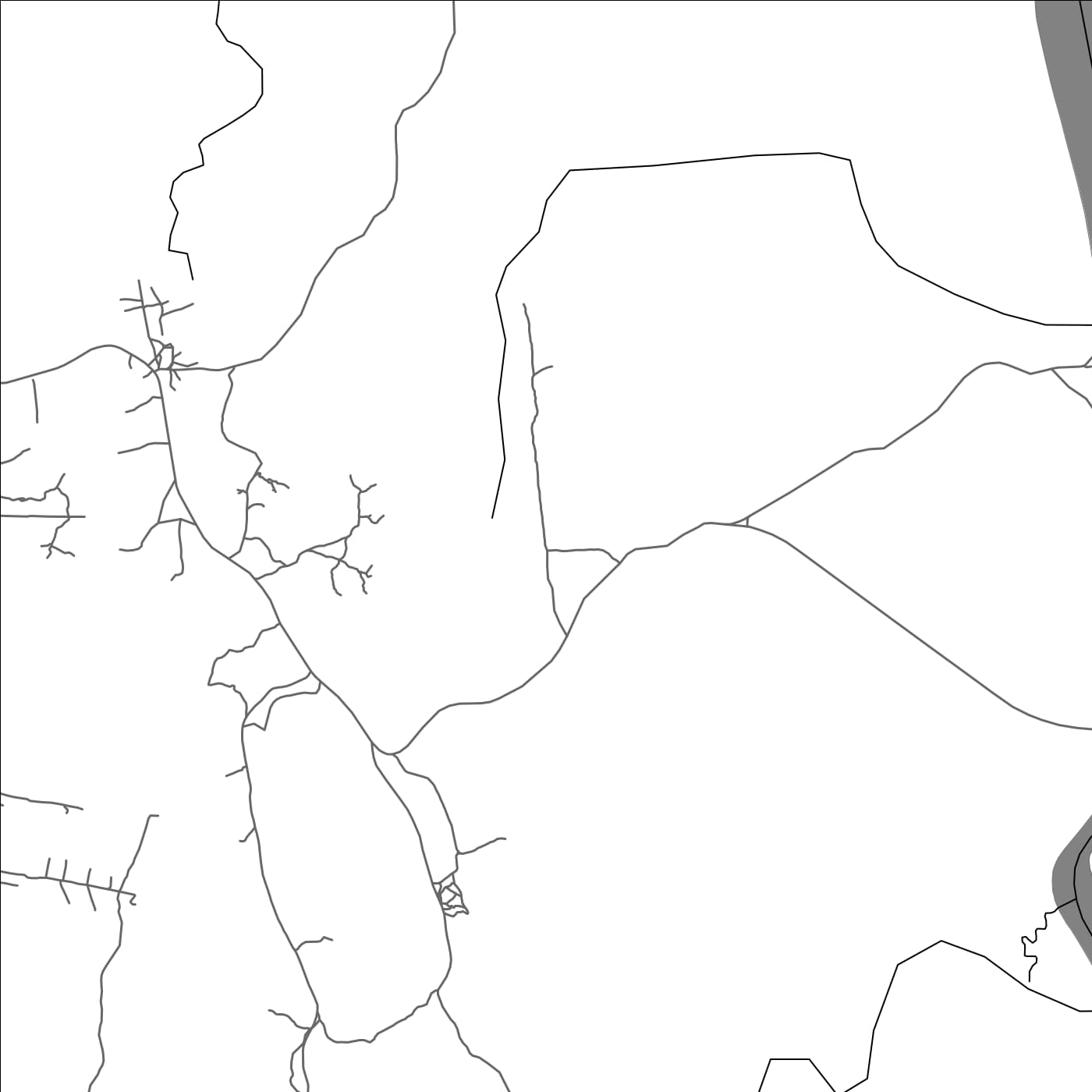 ROAD MAP OF WIESAWINIE, SURINAME BY MAPBAKES