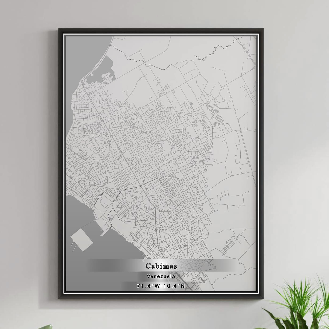 ROAD MAP OF CABIMAS, VENEZUELA BY MAPBAKES