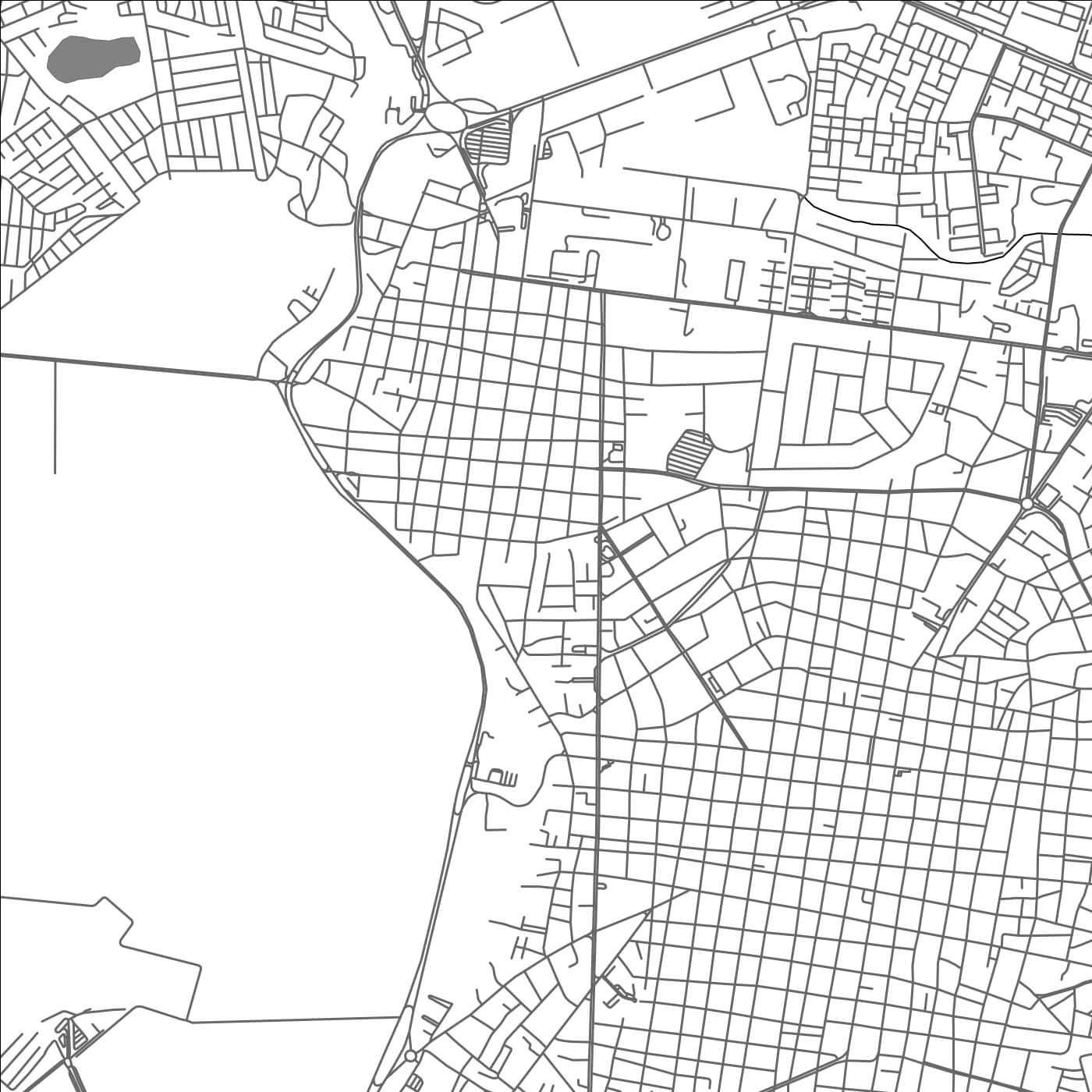 ROAD MAP OF ARAURE, VENEZUELA BY MAPBAKES
