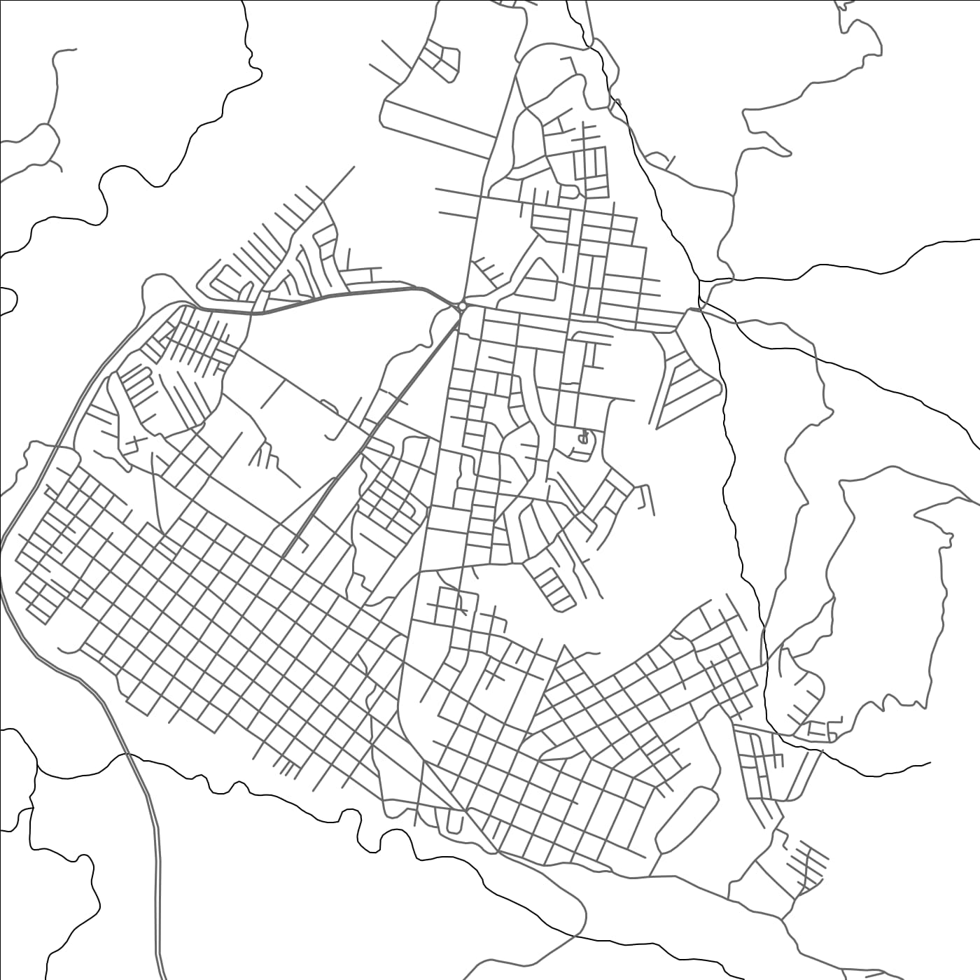 ROAD MAP OF COLON, VENEZUELA BY MAPBAKES