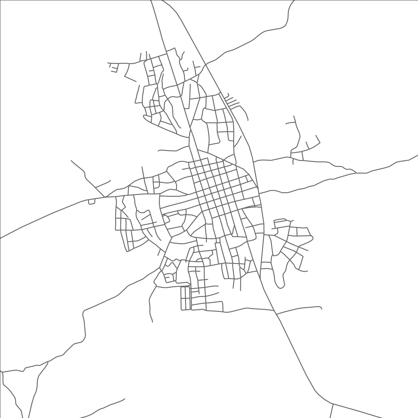 ROAD MAP OF EL SOCORRO, VENEZUELA BY MAPBAKES