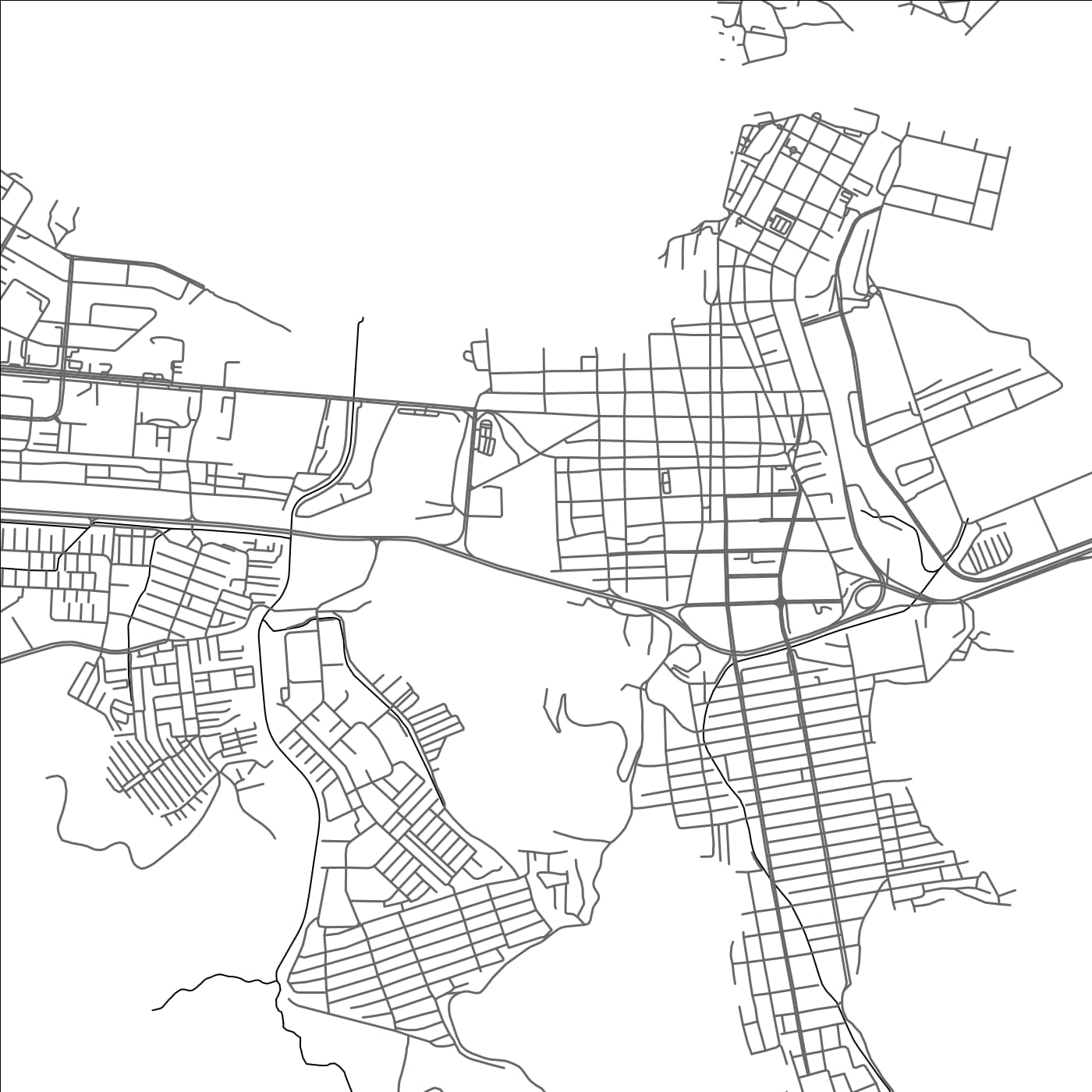 ROAD MAP OF PUERTO CABELLO, VENEZUELA BY MAPBAKES