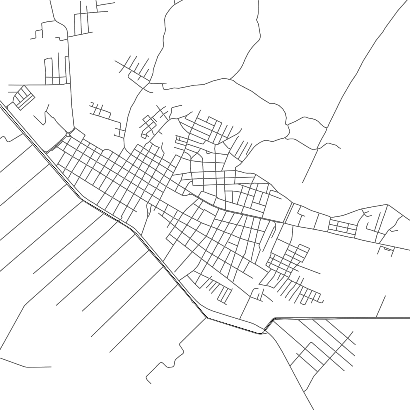 ROAD MAP OF SABANETA, VENEZUELA BY MAPBAKES