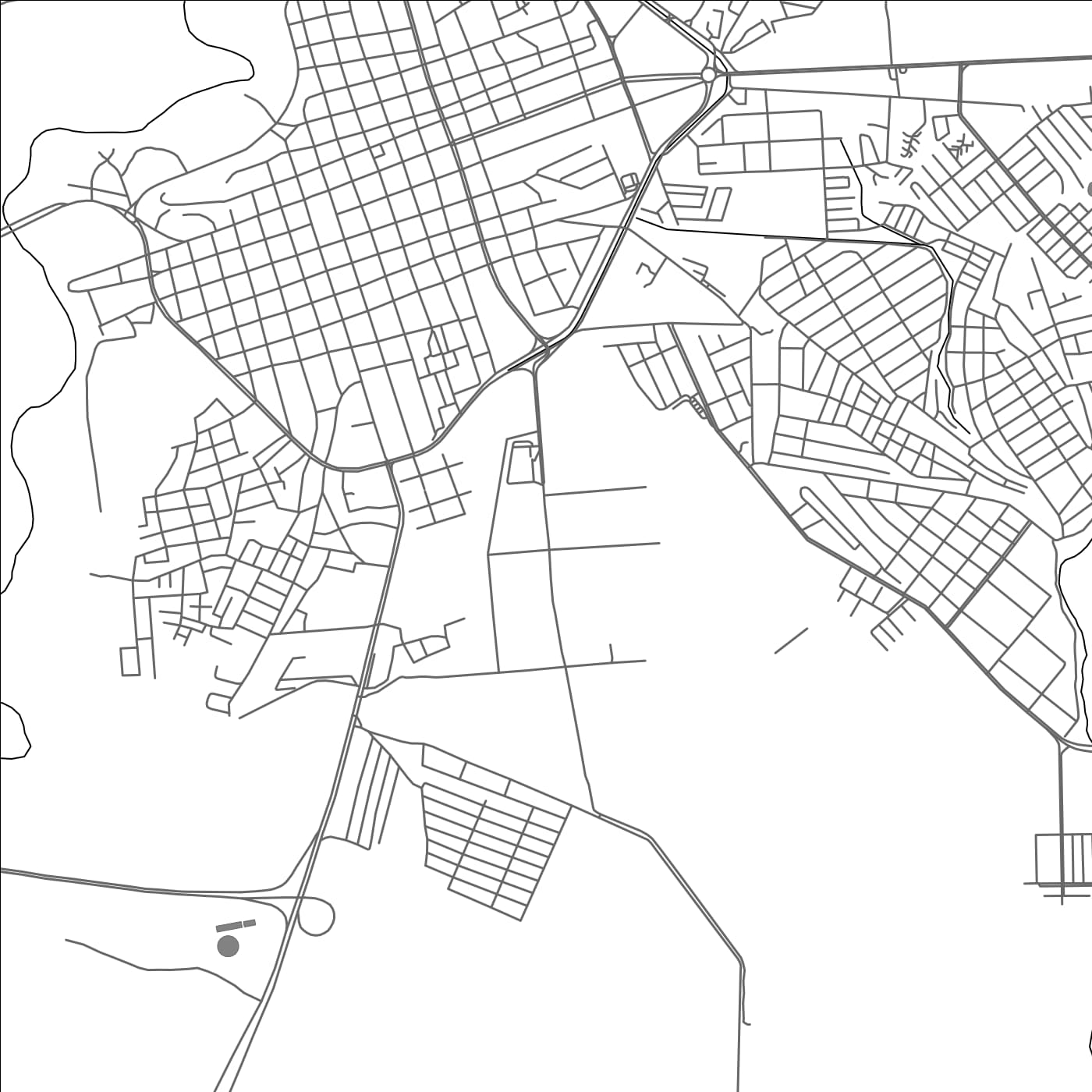 ROAD MAP OF SAN CARLOS, VENEZUELA BY MAPBAKES