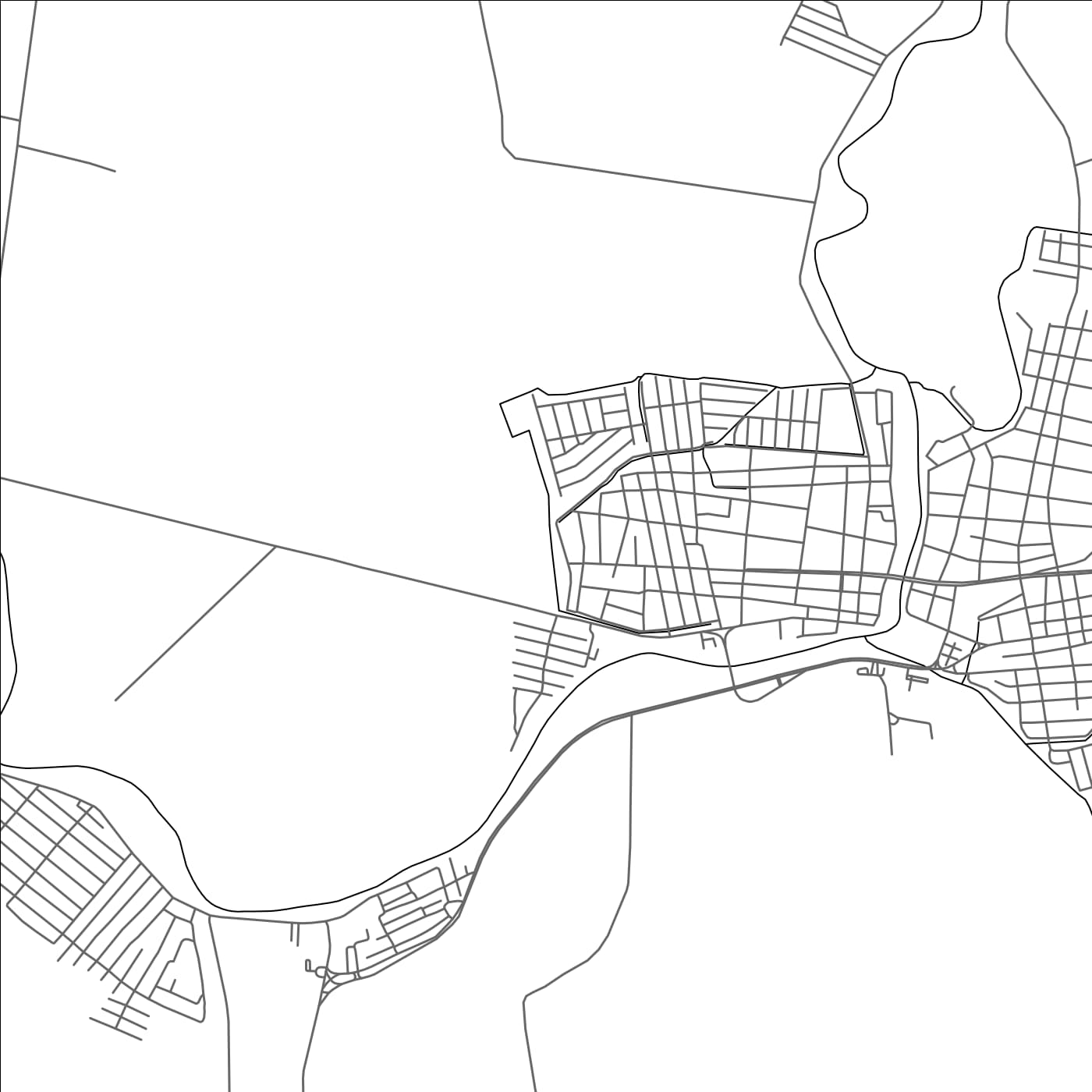 ROAD MAP OF SAN CARLOS DEL ZULIA, VENEZUELA BY MAPBAKES
