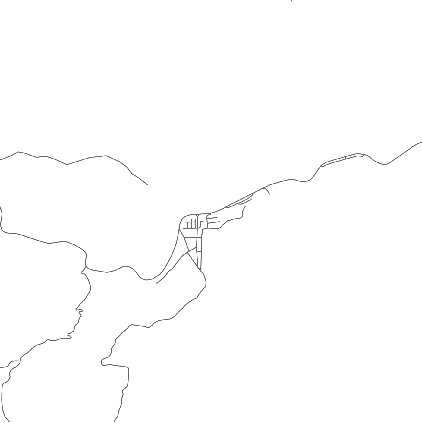 ROAD MAP OF SAN JOSE DE AEROCUAR, VENEZUELA BY MAPBAKES