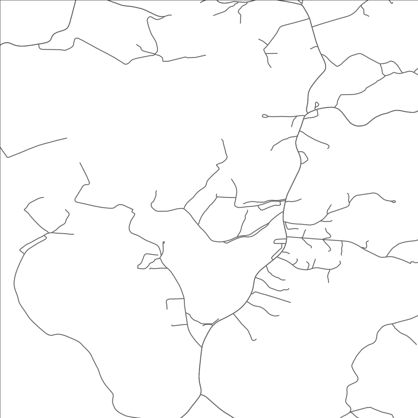 ROAD MAP OF YOGAVILLE, VIRGINIA BY MAPBAKES
