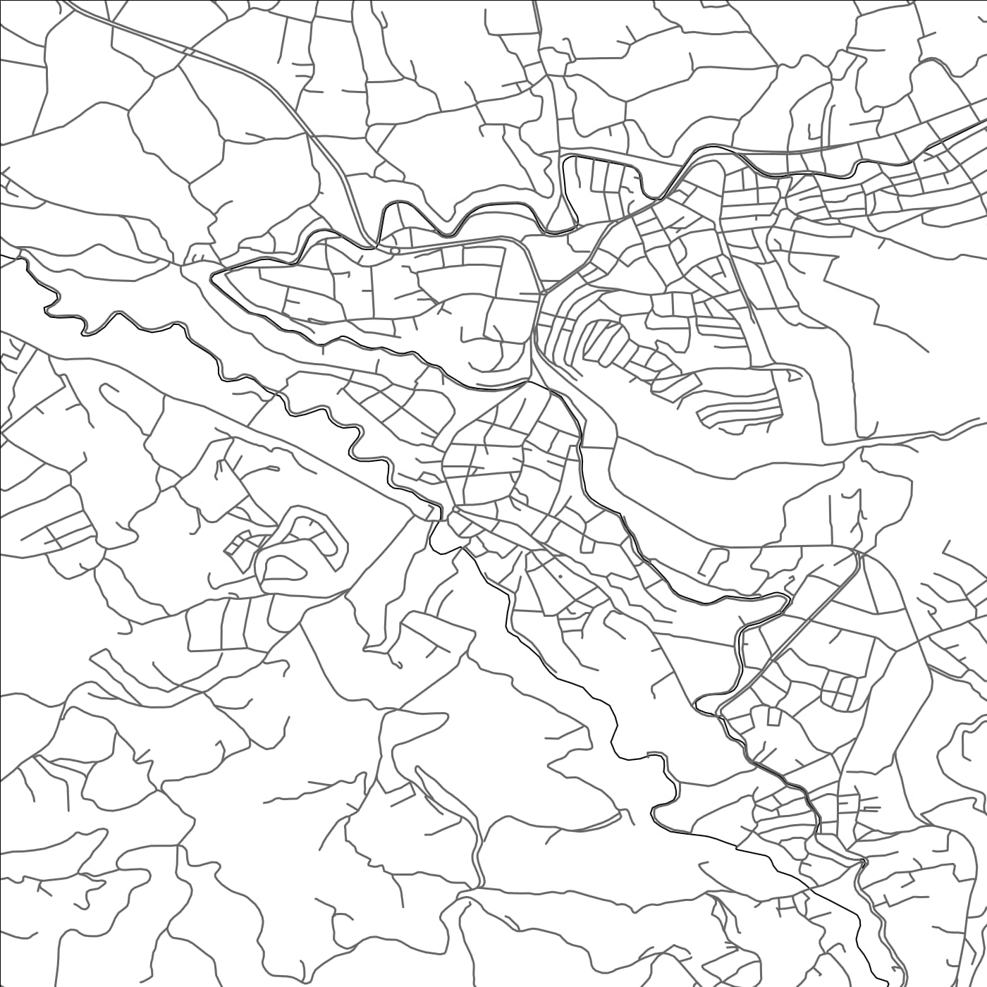ROAD MAP OF YESILYURT, TÜRKIYE BY MAPBAKES