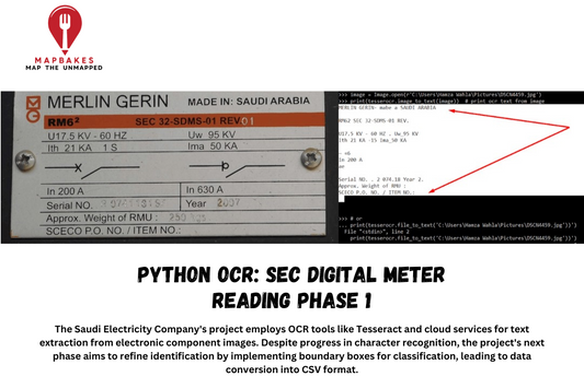 PYTHON OCR: SEC Digital meter Reading phase 1