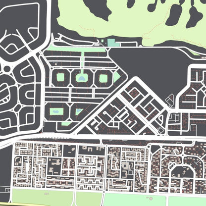 COLOURED ROAD MAP OF EL-MAHMOUDEYA, GEORGIA BY MAPBAKES