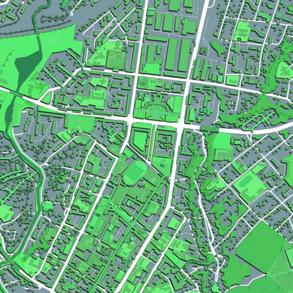 COLOURED ROAD MAP OF MOGILEV, BELARUS BY MAPBAKES