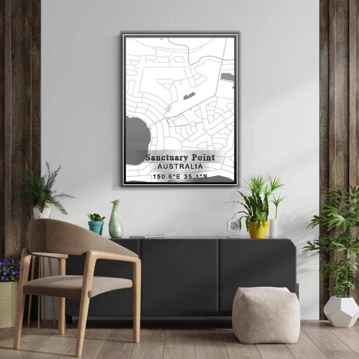 ROAD MAP OF SANCTUARY POINT, AUSTRALIA BY MAPBAKES