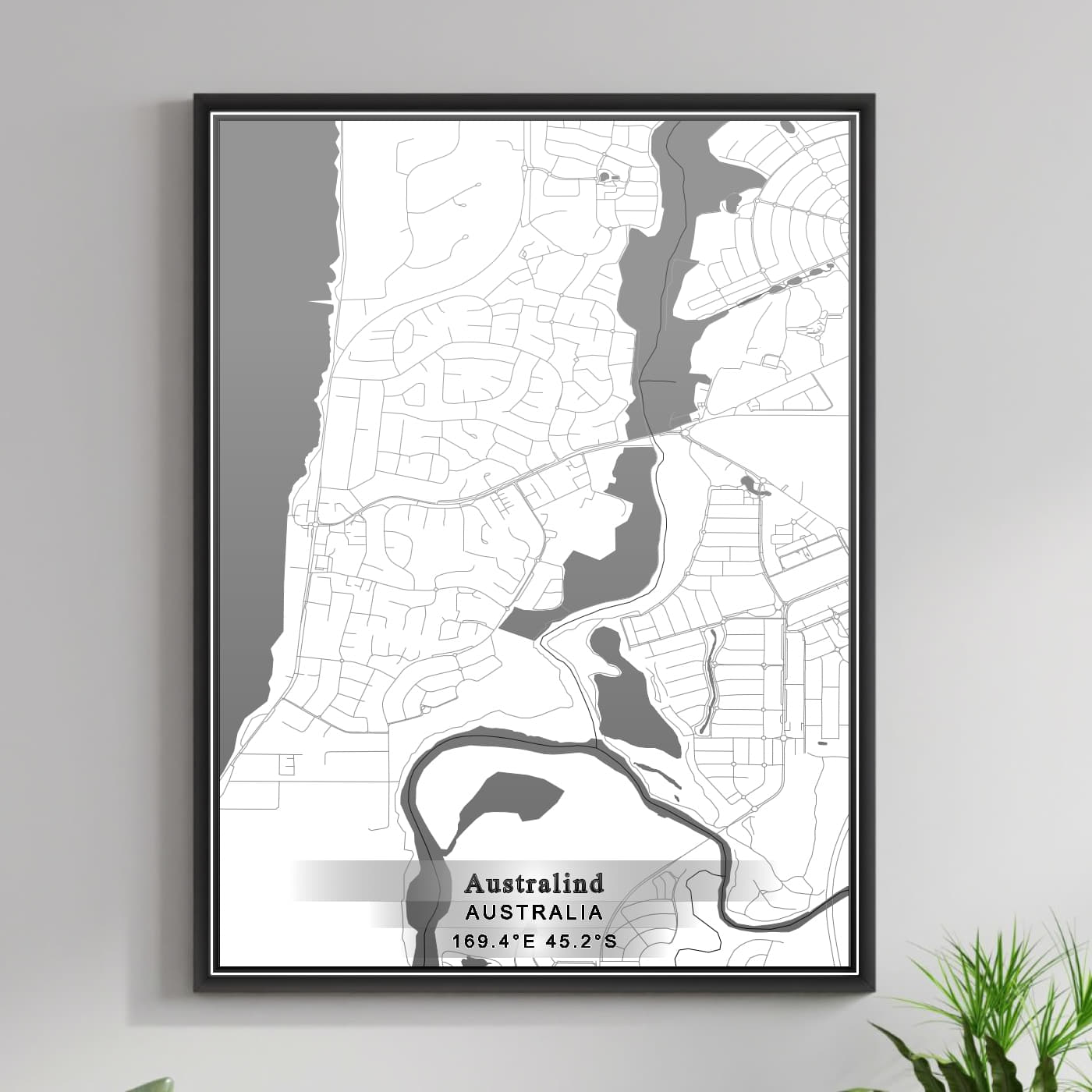 ROAD MAP OF AUSTRALIND, AUSTRALIA BY MAPBAKES