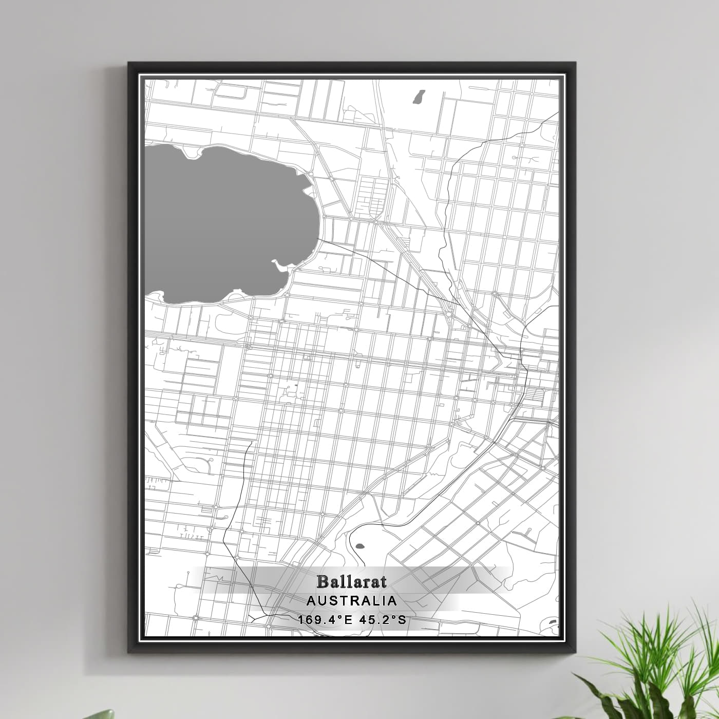 ROAD MAP OF BALLARAT, AUSTRALIA BY MAPBAKES