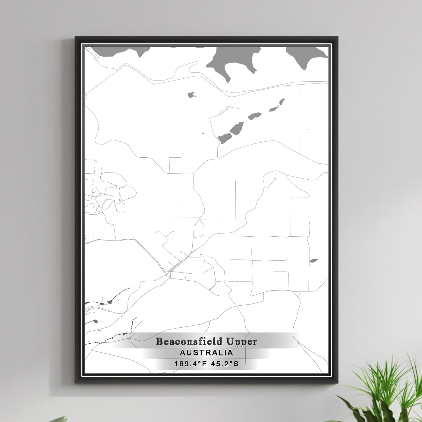 ROAD MAP OF BEACONSFIELD UPPER, AUSTRALIA BY MAPBAKES