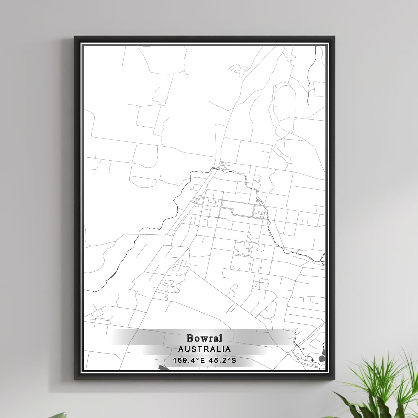 ROAD MAP OF BOWRAL, AUSTRALIA BY MAPBAKES