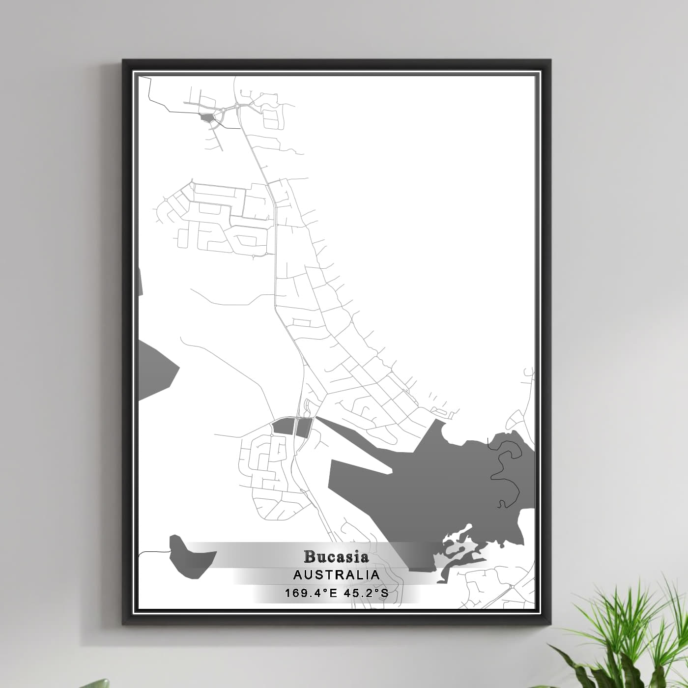 ROAD MAP OF BUCASIA, AUSTRALIA BY MAPBAKES