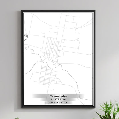 ROAD MAP OF CANOWINDRA, AUSTRALIA BY MAPBAKES