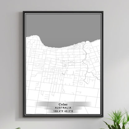 ROAD MAP OF COLAC, AUSTRALIA BY MAPBAKES