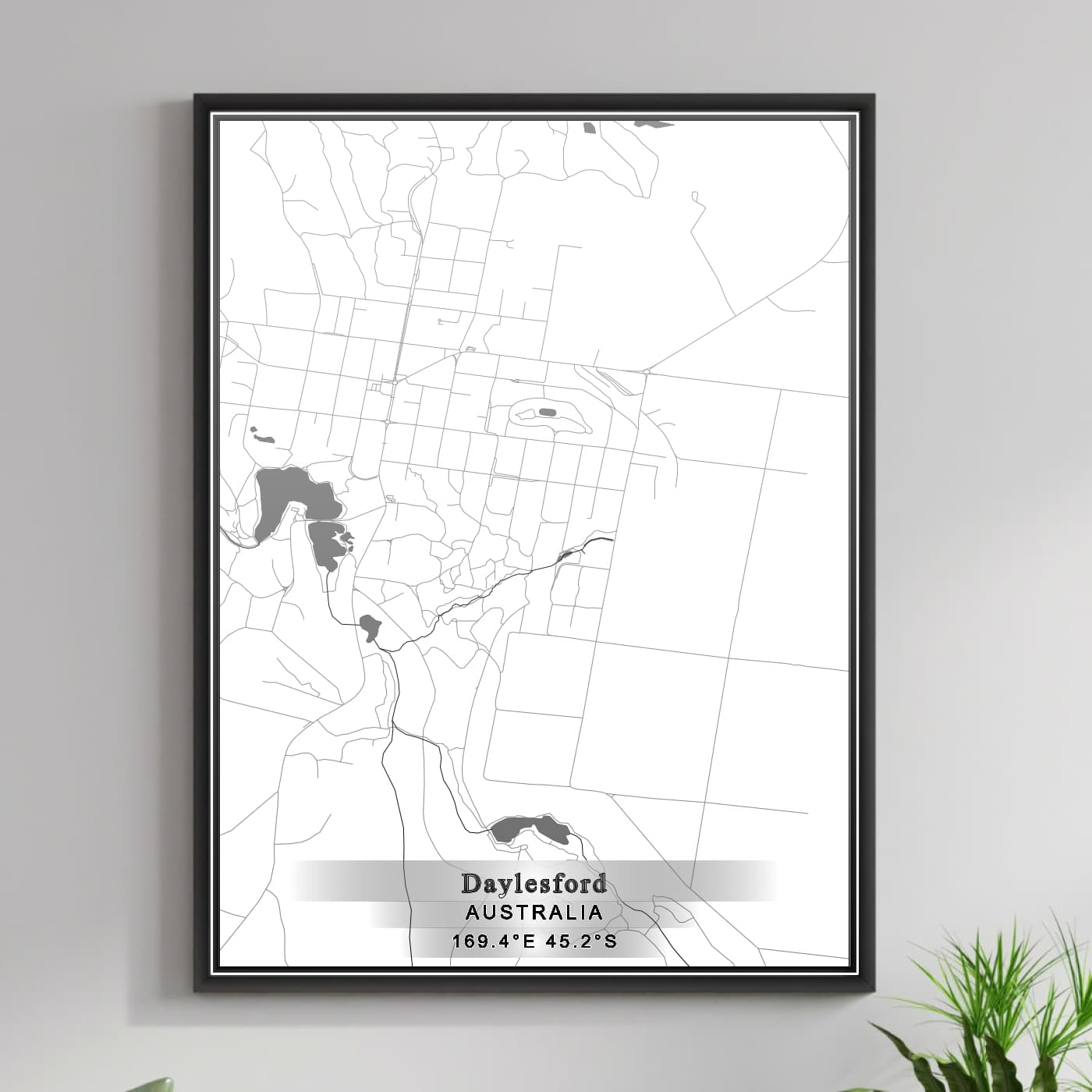 ROAD MAP OF DAYLESFORD, AUSTRALIA BY MAPBAKES