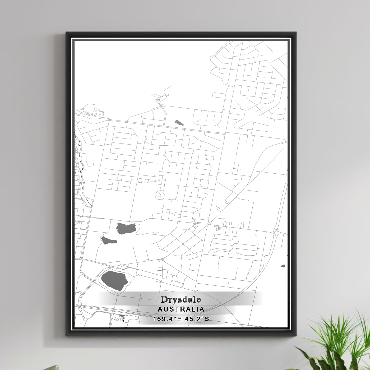 ROAD MAP OF DRYSDALE, AUSTRALIA BY MAPBAKES