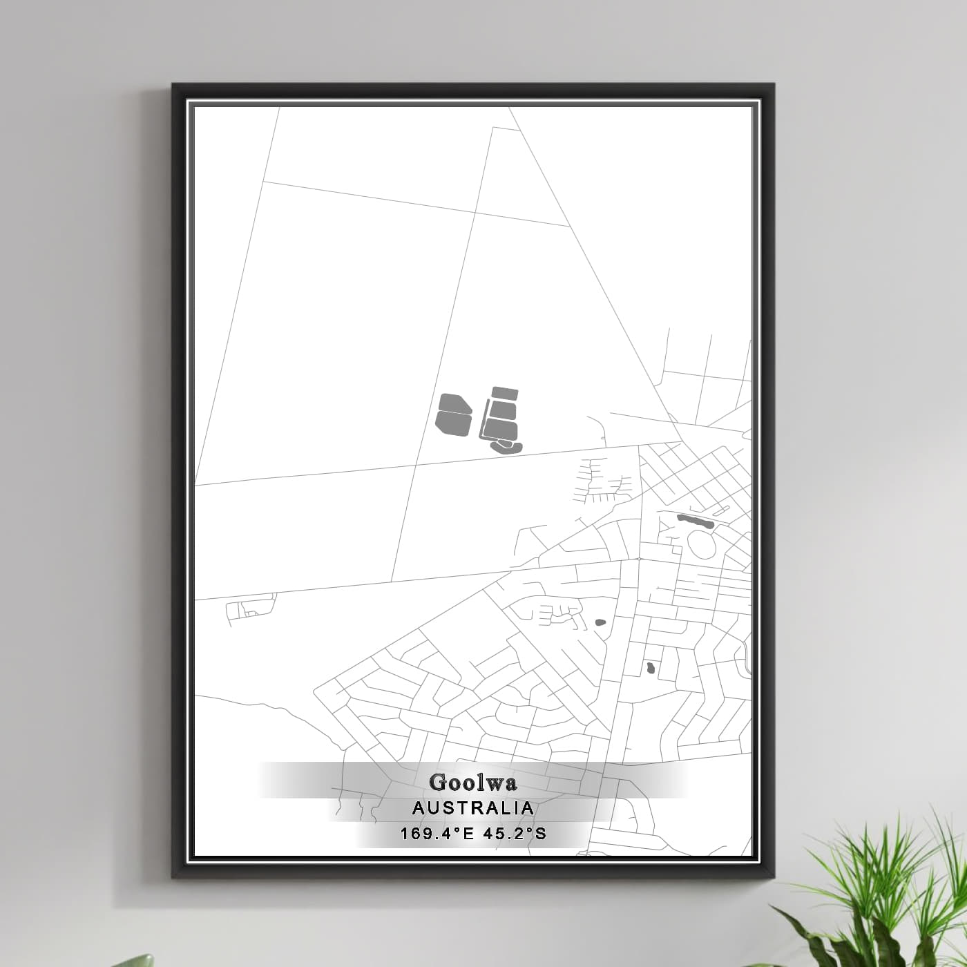 ROAD MAP OF GOOLWA, AUSTRALIA BY MAPBAKES