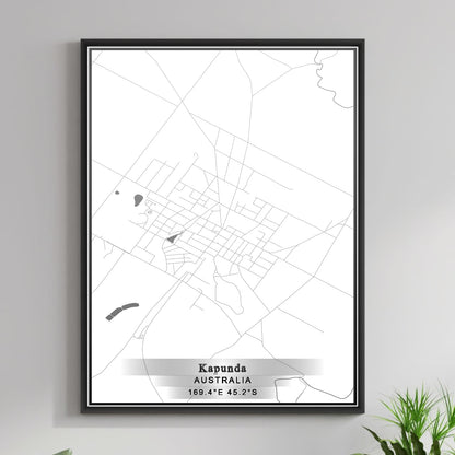 ROAD MAP OF KAPUNDA, AUSTRALIA BY MAPBAKES