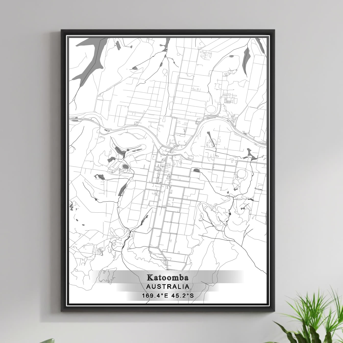 ROAD MAP OF KATOOMBA, AUSTRALIA BY MAPBAKES