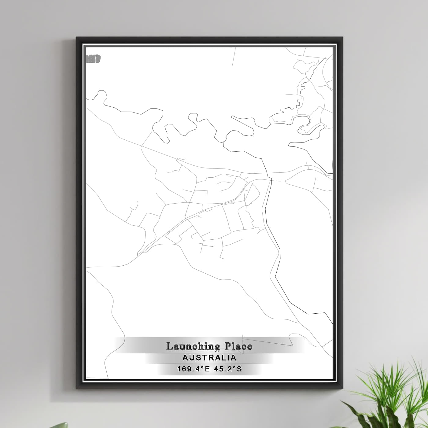 ROAD MAP OF LAUNCHING PLACE, AUSTRALIA BY MAPBAKES